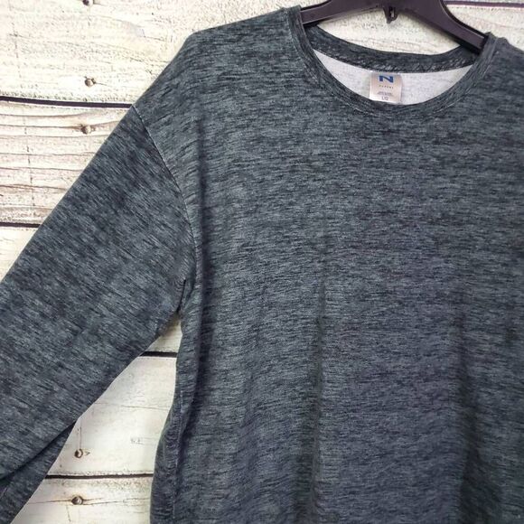 Natori Women’s Long Sleeve Heather Gray Lounge Top Size L - Picture 3 of 7